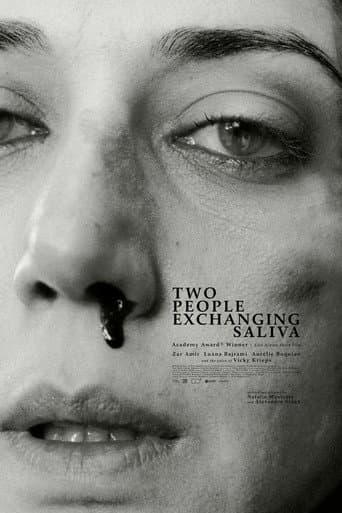 Two People Exchanging Saliva poster