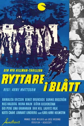 Rider in Blue poster