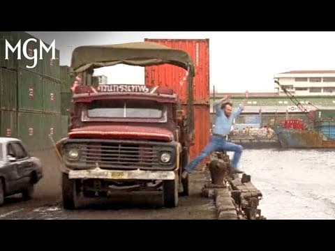 Car Chase Through The Harbor