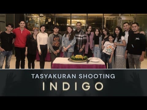 Tasyakuran Shooting Film Indigo bersama Produser, Sutradara dan para pemain