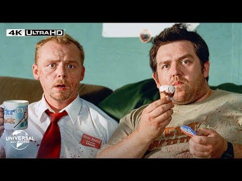 Simon Pegg Gets His First Zombie Kill - Extended Preview