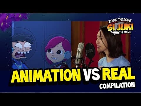 ANIMATION vs REAL - Si Juki the Movie BTS