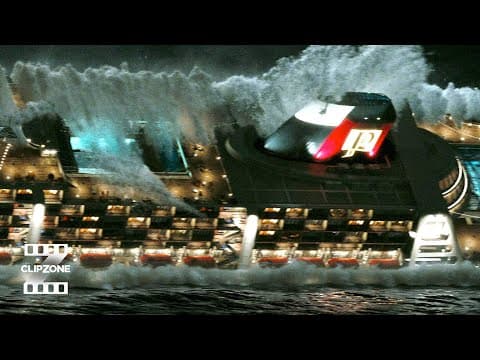 Massive Wave Hits The Ship