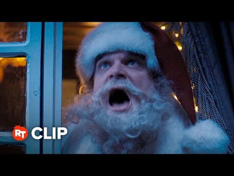 Clip - Caught Hiding Behind a Christmas Tree